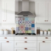 Moroccan Tiles Glass Splashback