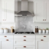 Polished Concrete Glass Splashback