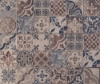 Antique Cement Tile Glass Splashback