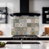 Saffron Minton Style Tile Splashback
