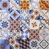 Multi Encaustic Tile Splashback
