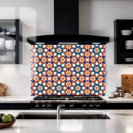 Moorish Tile Glass Splashback