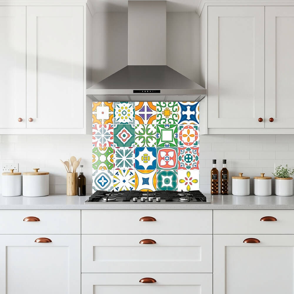 Seamless Mosaic Glass Splashback