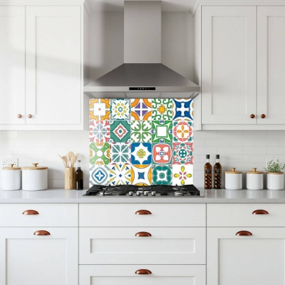 Seamless Mosaic Glass Splashback
