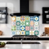 Seamless Mosaic Glass Splashback