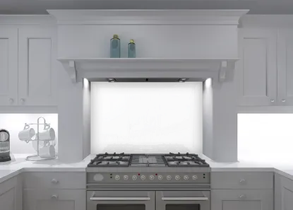 Coloured Glass Kitchen Splashback