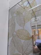 Picture of Golden Leaf Mirror Splashback
