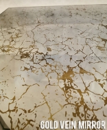Luxurious Gold Vein Antique Mirror Splashback