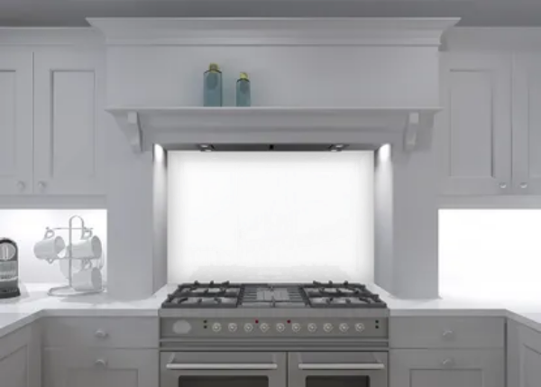 Coloured Glass Kitchen Splashback