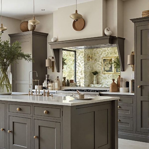 Picture of Brass Nuvola Mirror Splashback