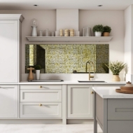 Picture of Gold Nuvola Mirror Splashback