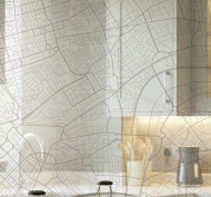 Picture of London Map Mirror Splashback