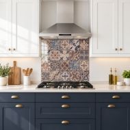 Picture of Antique Cement Tile Splashback