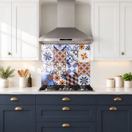 Picture of Multi Encaustic Tile Splashback