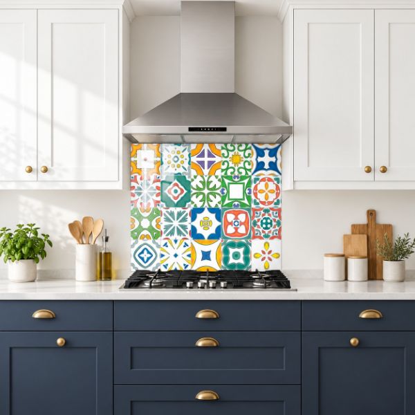 Picture of Seamless Mosaic Glass Splashback