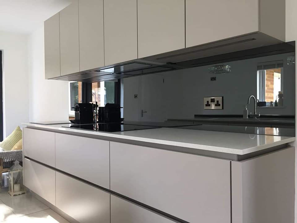 Grey Mirror Splashbacks